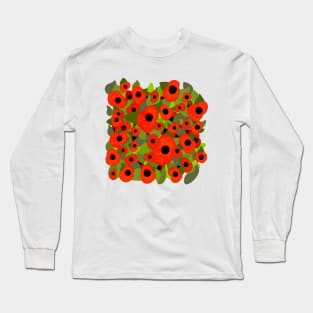 Poppy Field Long Sleeve T-Shirt